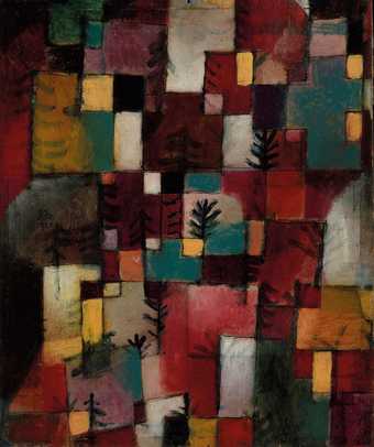 Paul Klee Redgreen and Violet-Yellow Rhythms 