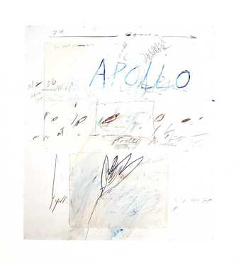 Cy Twombly Apollo and the Artist 1975