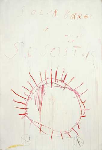 Cy Twombly Coronation of Sesostris 2000, panel 2