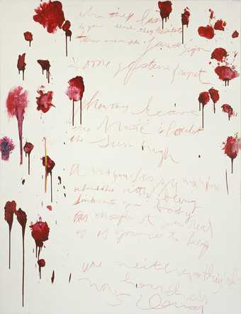 Cy Twombly Coronation of Sesostris 2000, panel 6