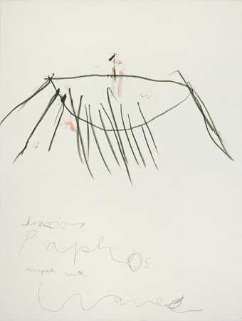 Cy Twombly Coronation of Sesostris 2000, panel 9