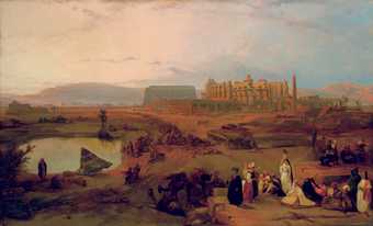 David Roberts Ruins of the Great Temple of Karnak 1845