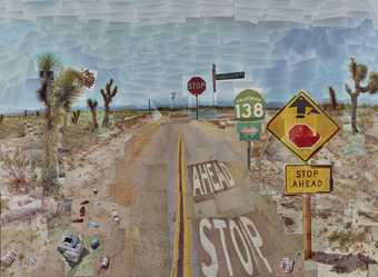 David Hockney, Pearblossom Hwy. 11–18th April 1986, #1, 1986