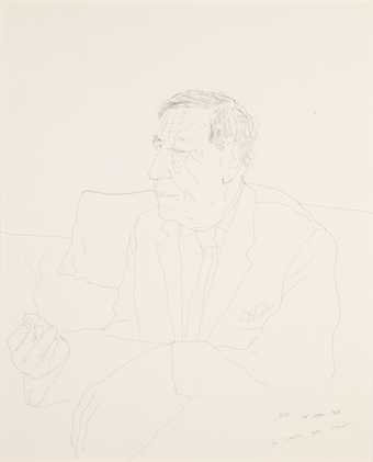 David Hockney, W.H. Auden I, 1968