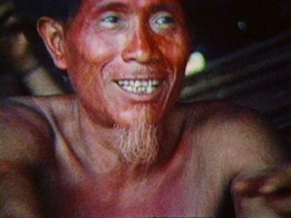 Video still from Moonblood: a Yanomamo creation myth as told by Dedeheiwa