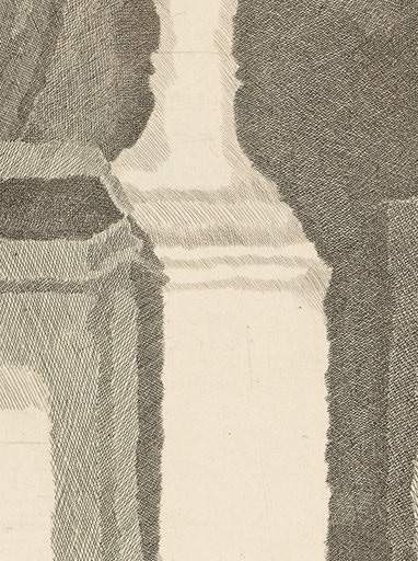 Giorgio Morandi Still Life with Very Fine Hatching 1933 detail