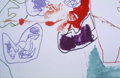 Detail of 26 - 28 January - 1998 - (c) The Estate of Patrick Heron. All rights reserved, DACS 2018, photo (c) Susanna Heron. All rights reserved, DACS 2018
