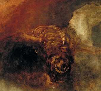Detail of JMW Turner, The Fall of Anarchy, c1833–4