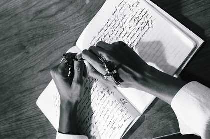 Film still from Julie Dash's The Diary of an African Nun