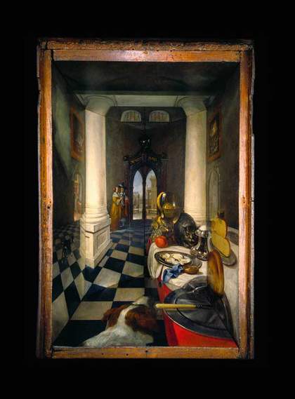 Samuel van Hoogstraten Perspective Box of a Dutch Interior 1663