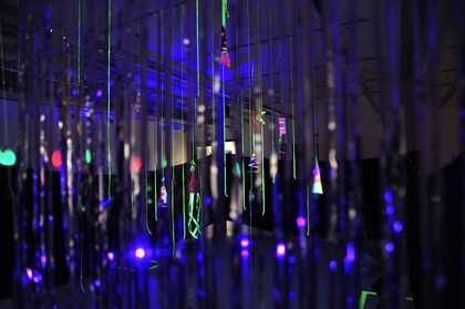Neon disco isntallation