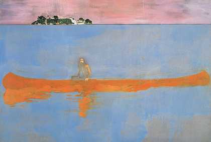 Peter Doig 100 Years Ago 2000 oil on canvas, 200 x 295.5 cm