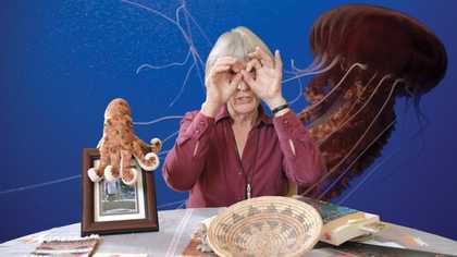 Fabrizio Terranova, Donna Haraway: Story Telling for Eartly Survival 2016, film still. Courtesy the artist and CBA (Centre de l'Audiovisuel à Bruxelles)