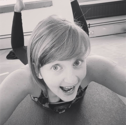 Yoga teacher Donna