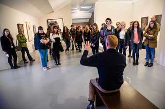 In gallery talk at Tate Liverpool