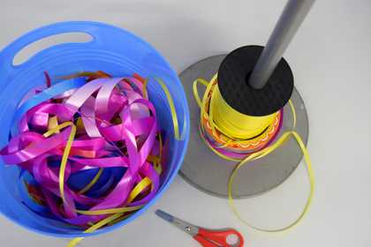ribbon and scissors