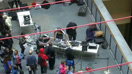 Dubmorphology, Sonar, 2014. As part of BMW Tate Live: Up  Hill Down Hall – An Indoor Carnival.