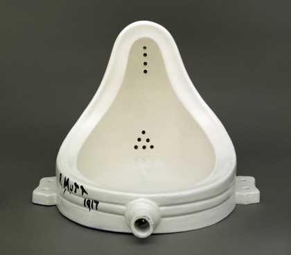 Marcel Duchamp, Fountain 1917, replica 1964, porcelain, 36 x 48 x 61cm