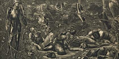 After Edward Burne-Jones, The Legend of the Briar Rose - The Prince Enters the Briar Wood 1892