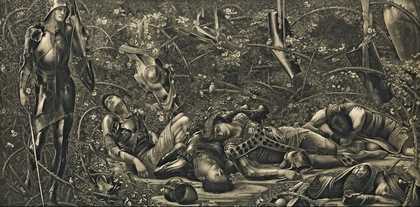 After Edward Burne-Jones, The Legend of the Briar Rose - The Prince Enters the Briar Wood 1892