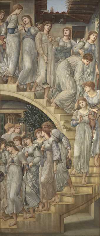 Edward Burne-Jones, The Golden Stairs 1880