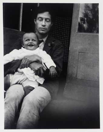 Photograph of Duncan Grant with his daughter Angelica Bell, Tate Archive