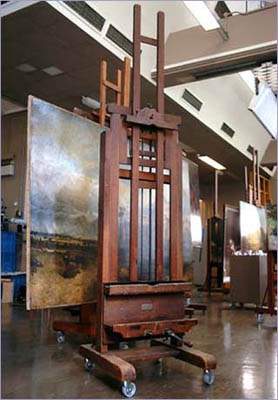 John Everett Millais's easel