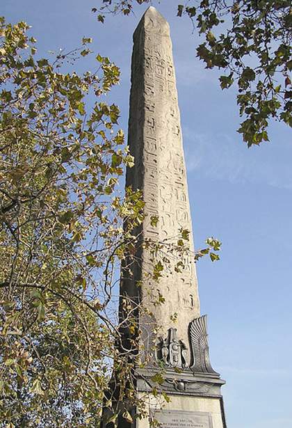 Cleopatra's Needle, Victoria Embankment, London