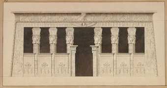 Dominique-Vivant Denon and Louis-Pierre Baltard The Temple at Dendera 1802, from Voyage dans la Basse et la Hauté Egypte, vol.2,