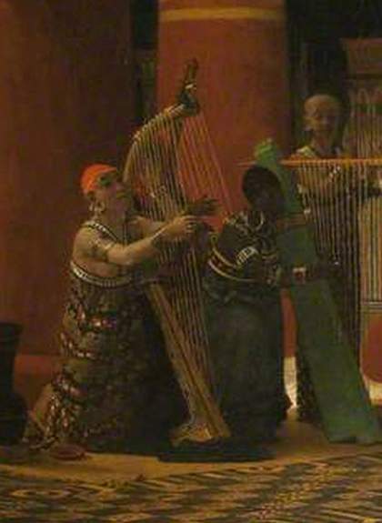 Lawrence Alma-Tadema Pastime in Ancient Egypt Three Thousand Years Ago 1863