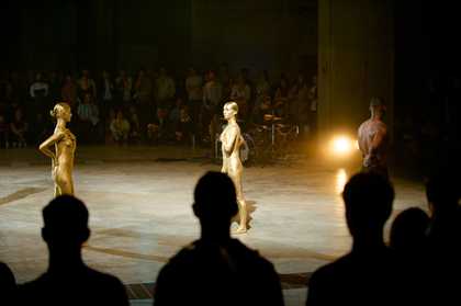 Eddie Peake, Amidst a Sea of Flailing High Heels and Cooking Utensils, Part 1 2012
