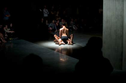 Eddie Peake, Amidst a Sea of Flailing High Heels and Cooking Utensils, Part 1 2012