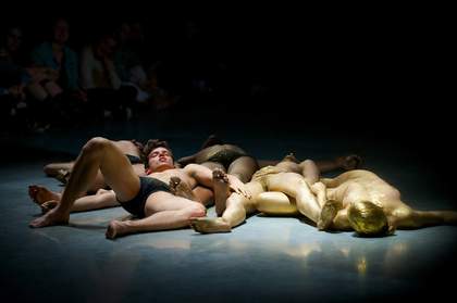 Eddie Peake, Amidst a Sea of Flailing High Heels and Cooking Utensils, Part 1 2012