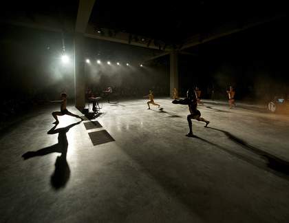 Eddie Peake, Amidst a Sea of Flailing High Heels and Cooking Utensils, Part 1 2012