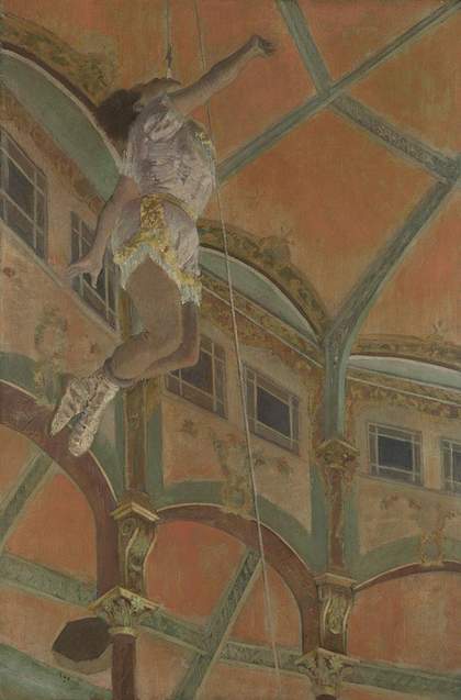 Edgar Degas Miss La La at the Cirque Fernando 1879