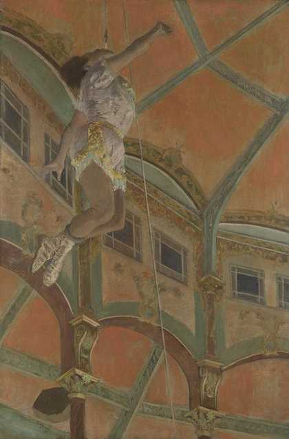 Edgar Degas Miss La La at the Cirque Fernando 1879