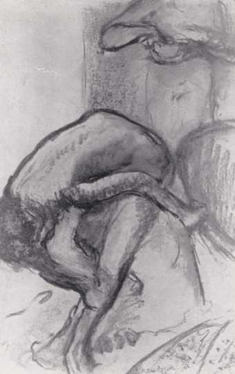 Edgar Degas The Breakfast After the Bath, Woman Drying Herself
