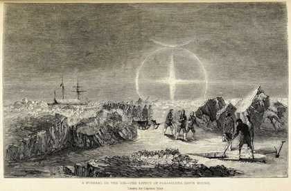 Edmund Evans after Captain May A Funeral on the Ice – The Effect of Paraselena (Mock Moons)