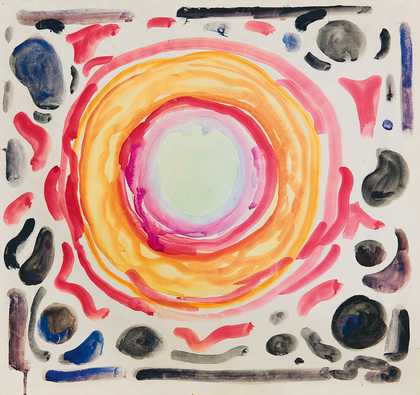 Edvard Munch, The Artists's Retina: Optical Illusion from the Eye Disease (1930)