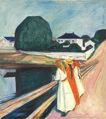 Edvard Munch The Girls on the Bridge 1927