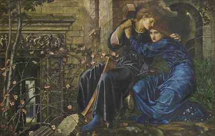 Edward Burne-Jones, Love among the Ruins 1970–3, watercolour, bodycolour and gum arabic on paper, 96.5 x 152.4 cm - Photo (c) David Parmiter