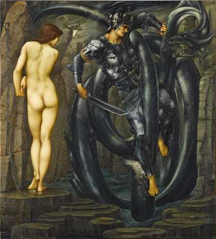 Edward Burne-Jones, The Doom Fulfilled, 1888, oil paint on canvas, 155 x 140.5 cm - Courtesy Staatsgalerie Stuttgart