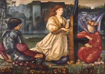 Edward Burne-Jones, The Love Song, 1865, transparent and opaque watercolour on paper, 54.9 x 77.7 cm - (c) 2018 Museum of Fine Arts, Boston
