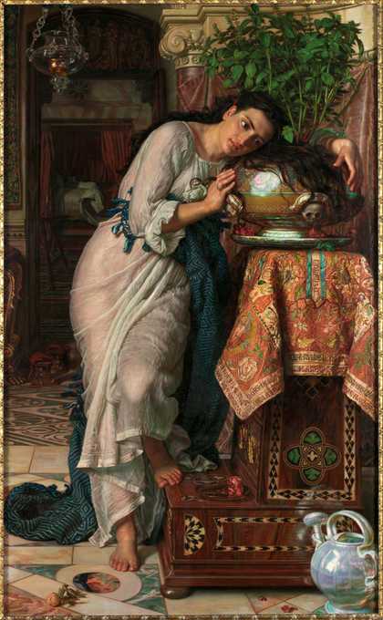 Edward Coley Burne-Jones Isabella and the Pot of Basil 1867