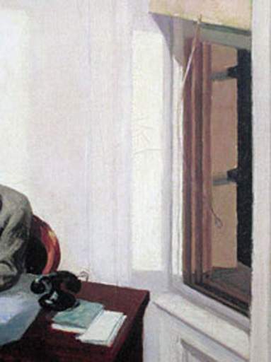 Edward Hopper Office at Night 1940 (detail)