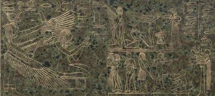 Edward Onslow Ford Applause 1893 (detail left plinth)