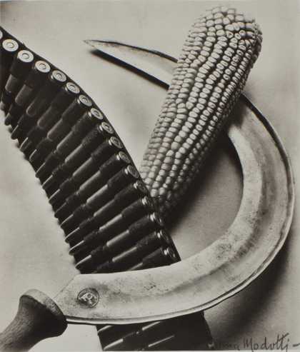 Tina Modotti Bandelier, Corn and Sickle 1927 The Sir Elton John Photographic Collection