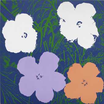 Elaine Sturtevant, Warhol Flowers 1990 (crop)