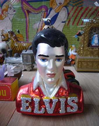 Elvis memorabilia in Peter Blake’s studio, 2007