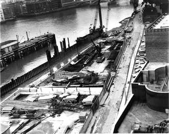 Archive photo of Tate Modern building site